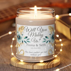 Personalized Officiant Proposal Soy Candle, Wedding Officiant Marriage Proposal Gift, Officiant Pastor Minister Priest Gift, Officiant Gift