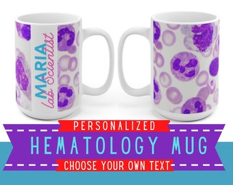 MEDICAL LAB SCIENCE Mug, Lab Tech Mug, Gift for Lab Tech, Fun Hematology Mug, Lab Week Gift Idea, Oncology Nurse Gift, Science Teacher Gift