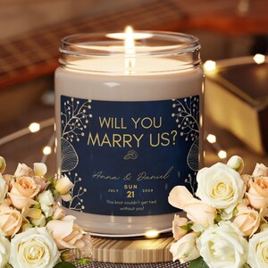 Personalized Officiant Proposal Soy Candle, Wedding Officiant Proposal Gift, Thank You Officiant Pastor Minister Priest Gift, Officiant Gift