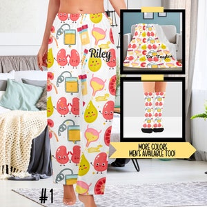 Personalized Urology PJ Pants, Urology Nurse Pajama Graduation Gift, Urology CNA PJ, Medical Match Day Gift, Urologist Christmas Pajamas