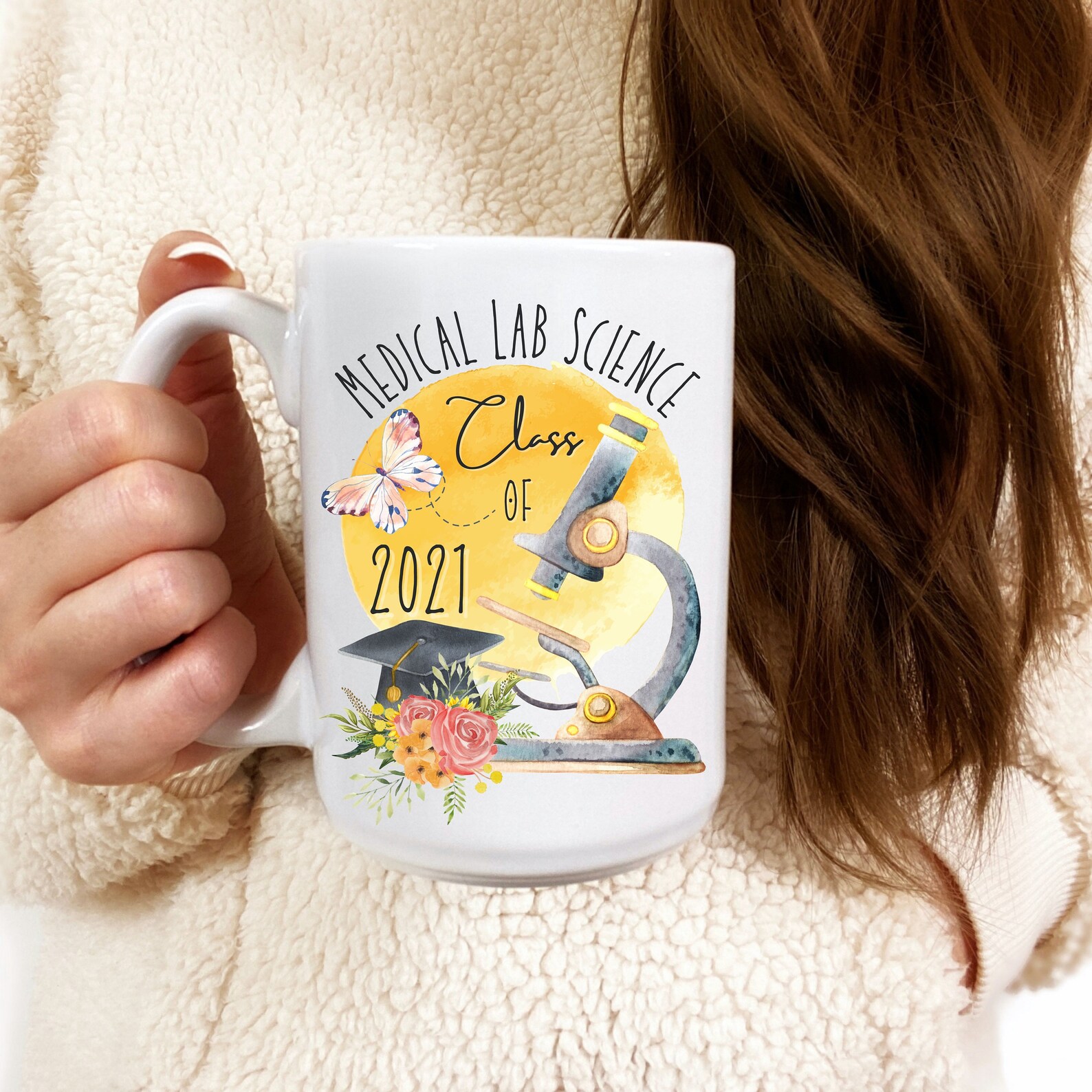 PERSONALIZED LAB SCIENCE Graduation Mug Science Gift Medical Etsy