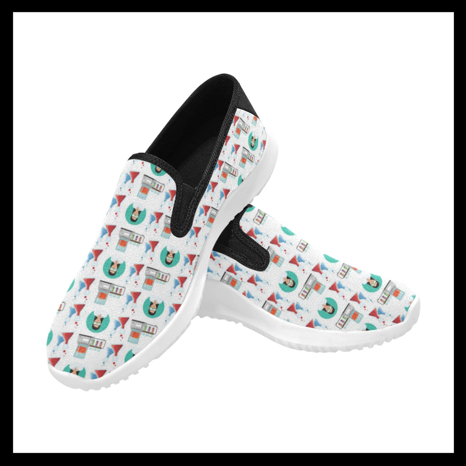 SLIPON SCIENCE Shoes Lab Tech Shoes Science Teacher Shoes Etsy