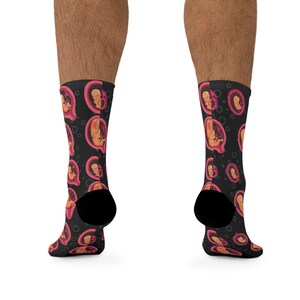 Fetal Development Socks, OBGYN Socks, Medical Student Socks, Midwife Nurse Socks, NICU Nurse Socks, Fertility Doctor Socks, Prolife Gift image 7