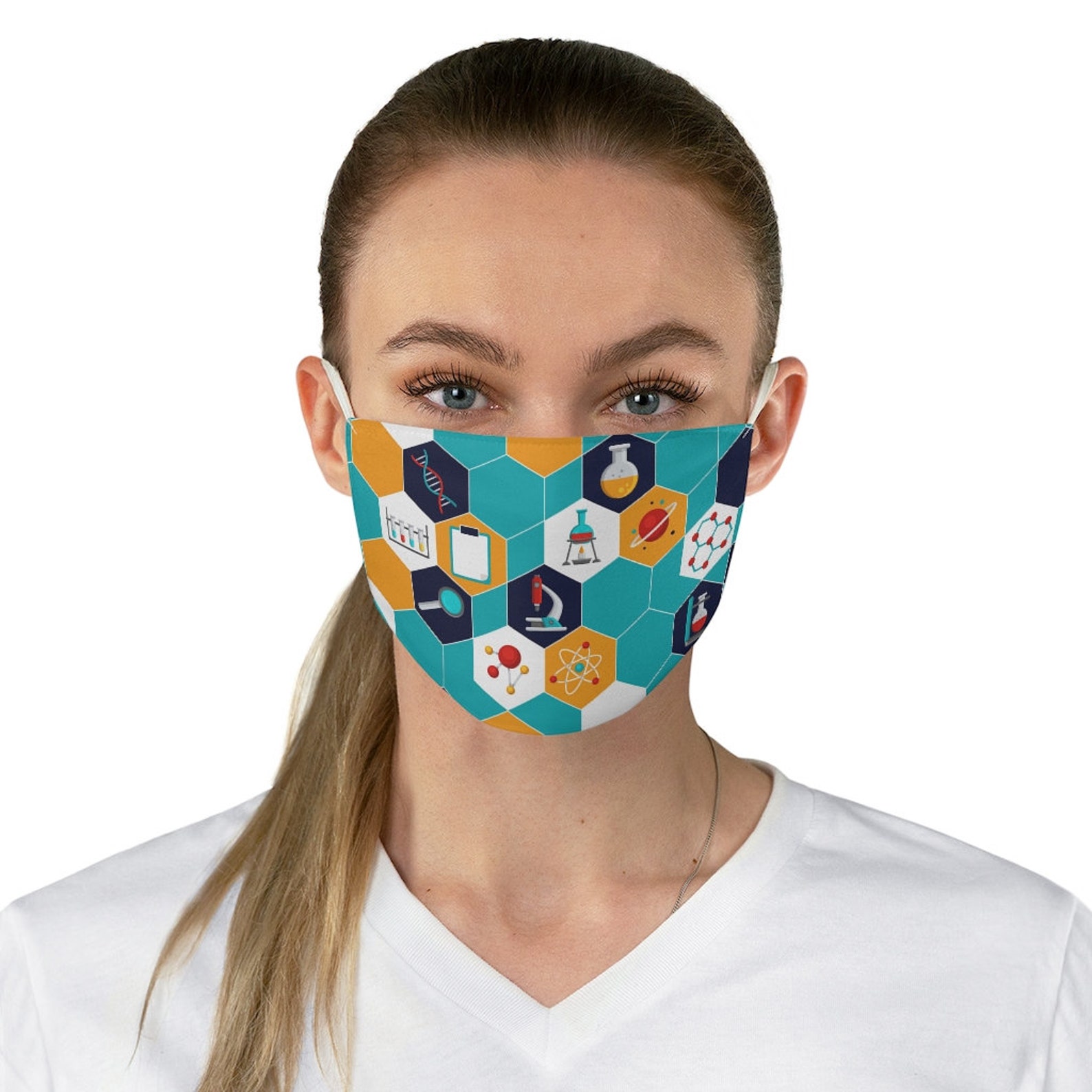 Lab Scientist Mask Lab Tech Face Mask Medical Lab Science Etsy