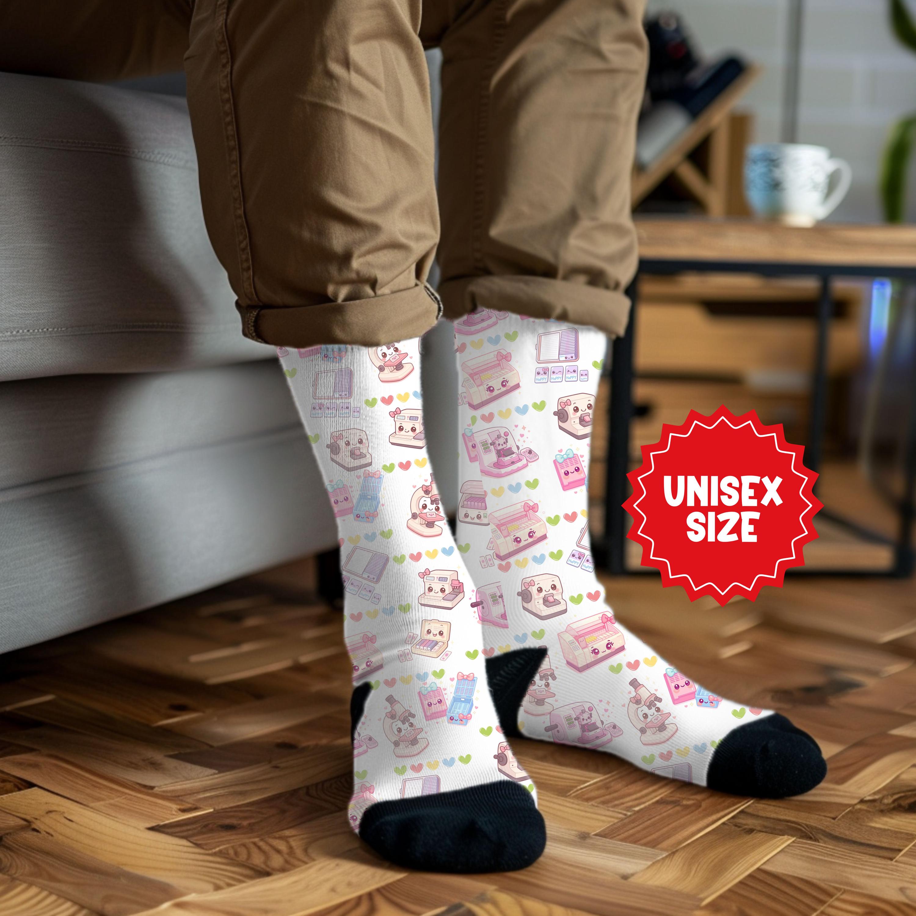 Lab Week Socks Histology Kawaii Socks, Match Day Pathology Graduation Gift, Laboratory ...