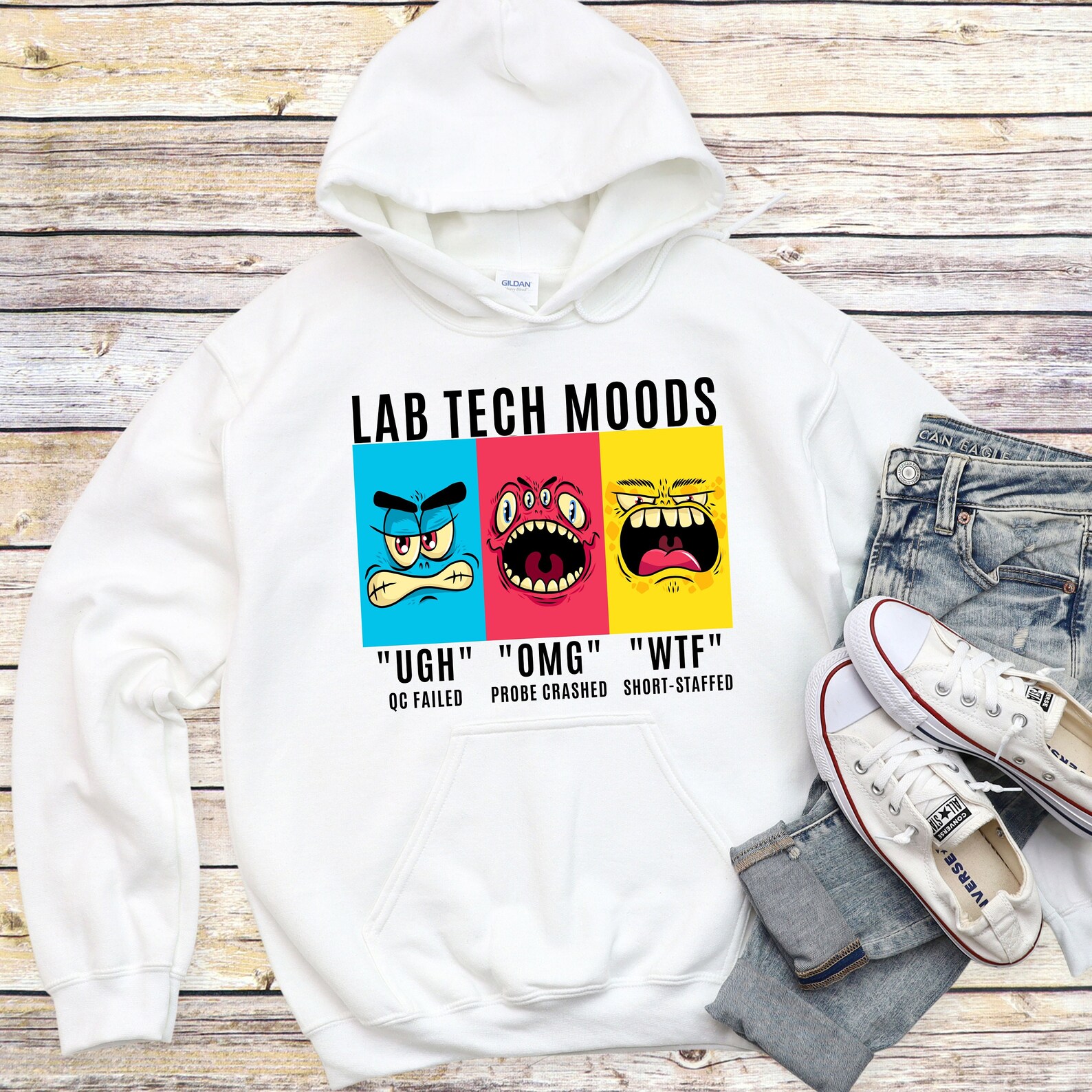 LAB TECH HOODIE SweaterLab Scientist SweatshirtMedical Lab Etsy