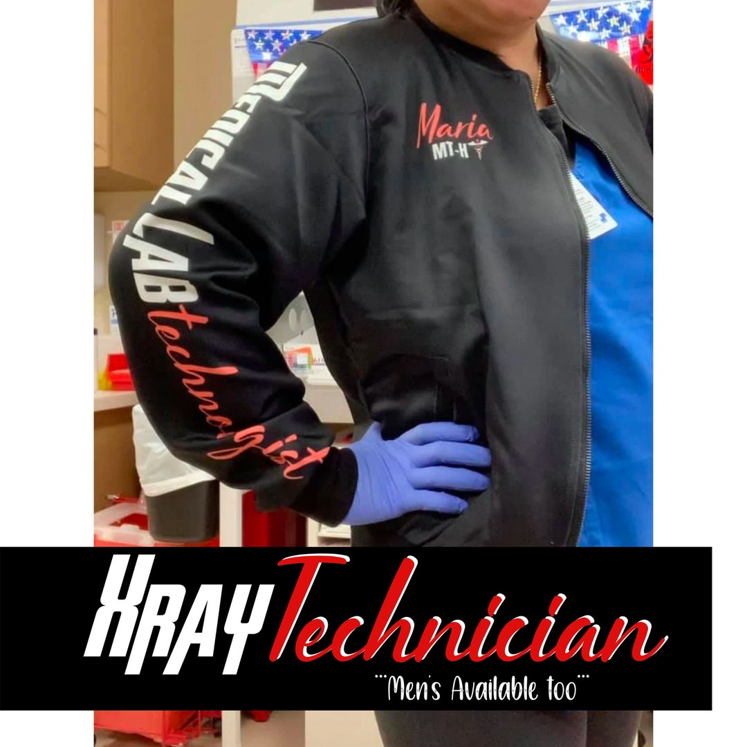 Personalized Xray Tech Bomber Jacket Radiology Jacket Xray Etsy