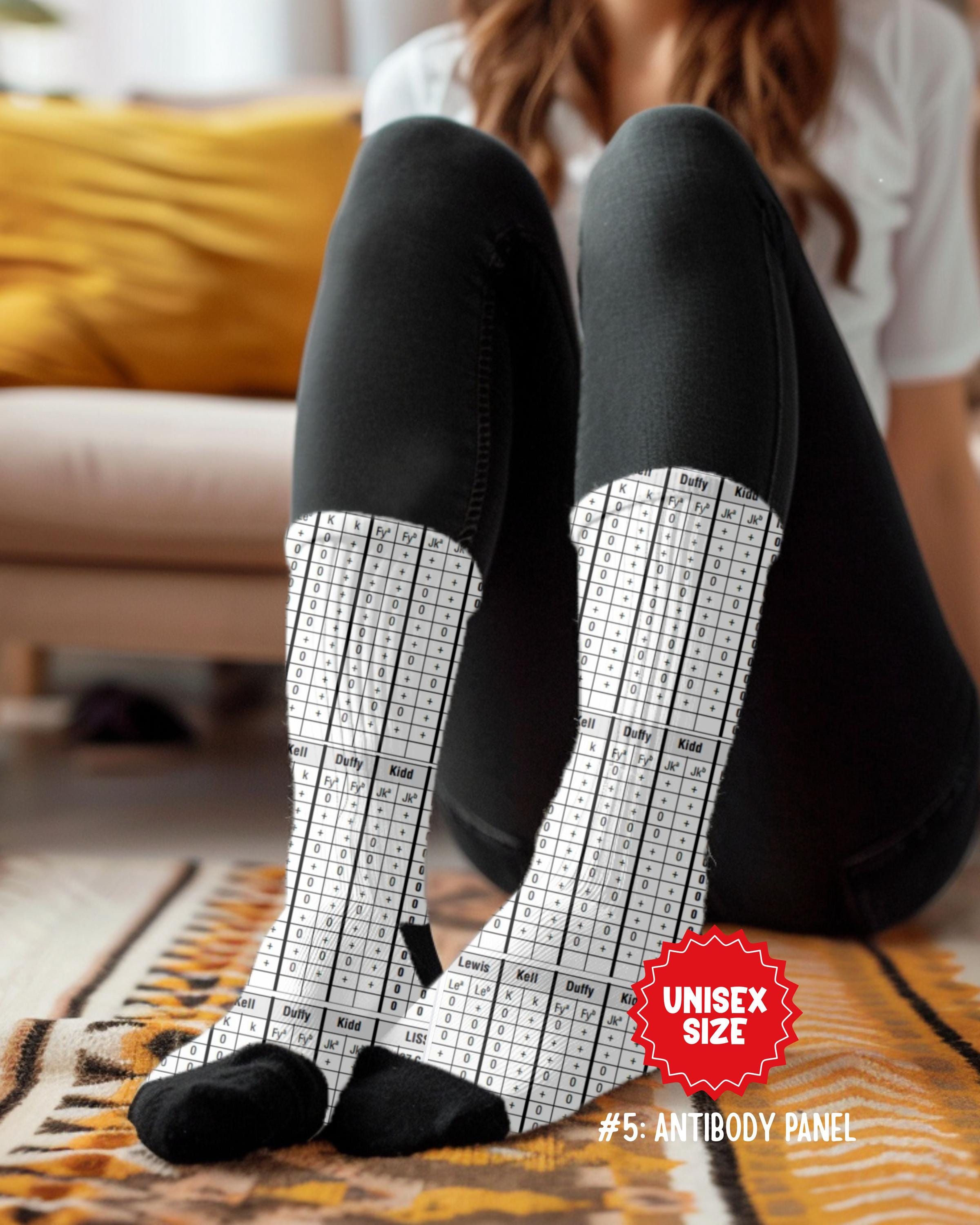 Blood Bank Socks, Medical Lab Science Graduation Gift, Lab Week ...