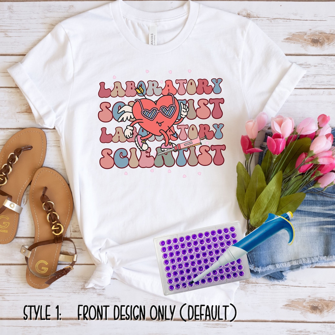 Personalized Lab Scientist Valentine Shirt Laboratory Etsy