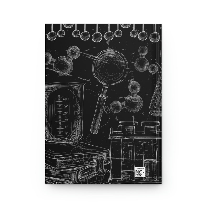 Journal de microscope personnalisé, cahier de doctorants, cadeau de recherche, cadeau d'enseignant STEM, journal de laboratoire personnalisé, cadeau de biologie moléculaire image 3