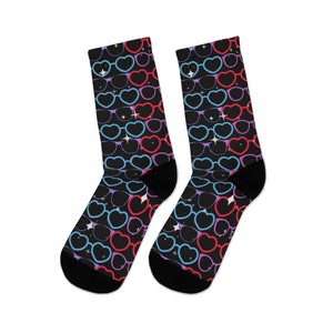 EyeGlasses Socks, Optometry Gift, Ophthalmologist Socks, Optometry Assistant Socks, Eye Doctor Gift, Optometry Student Graduation Gift