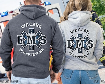 Personalized EMS Paramedic Sweatshirt, EMS Week 2025 Hoodie, Emergency Medical Services, EMT Tech Student Graduation Gift, Medic Healthcare