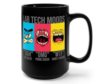 LAB TECH COFFEE Mug, Fun Lab Tech Gift,Medical Lab Scientist Mug, Lab Technologist Mug, Gift for Lab Tech, Lab Week Gift Idea, Lab Nerd Gift
