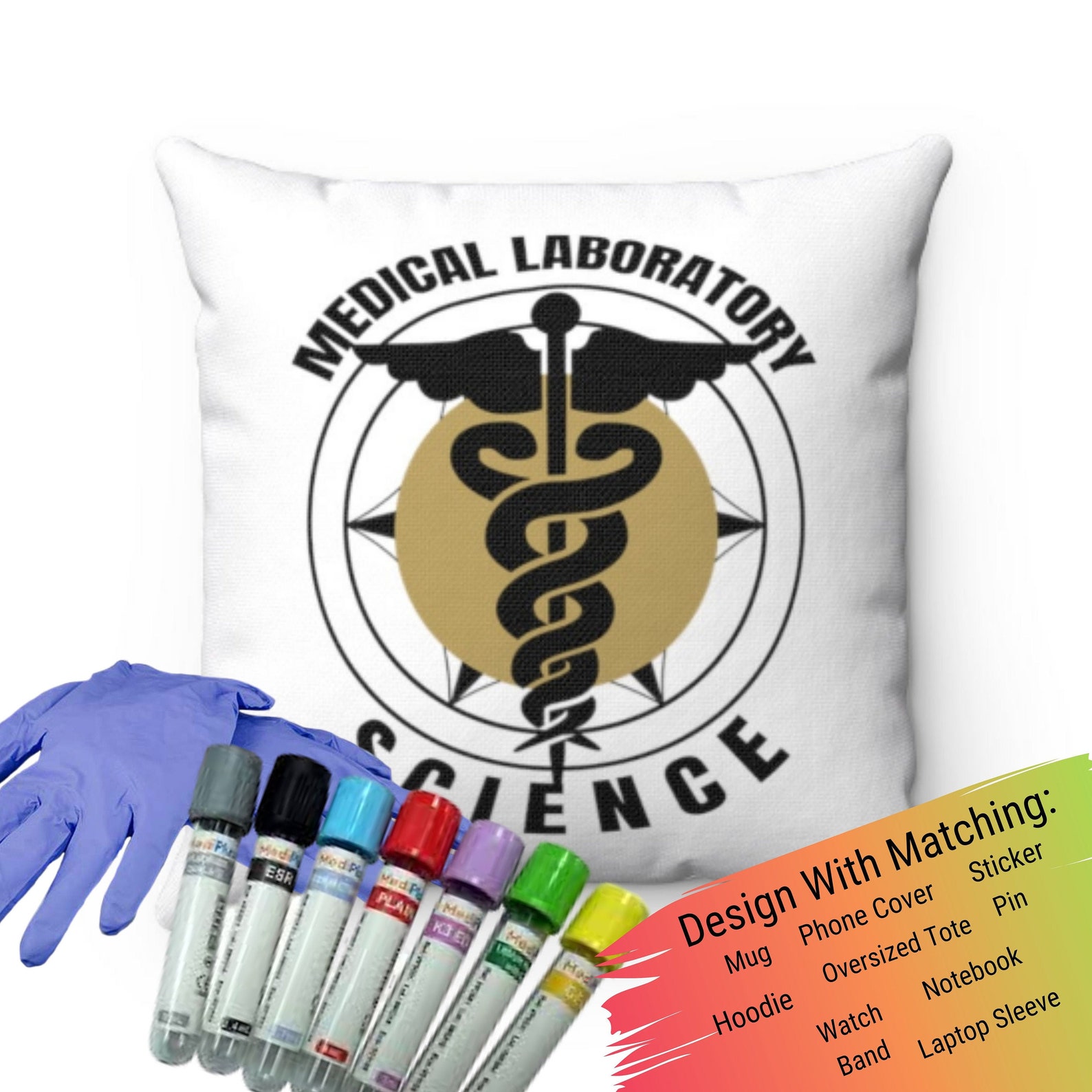 MEDICAL LAB SCIENCE Pillow Lab Scientist Pillow Lab Tech Etsy
