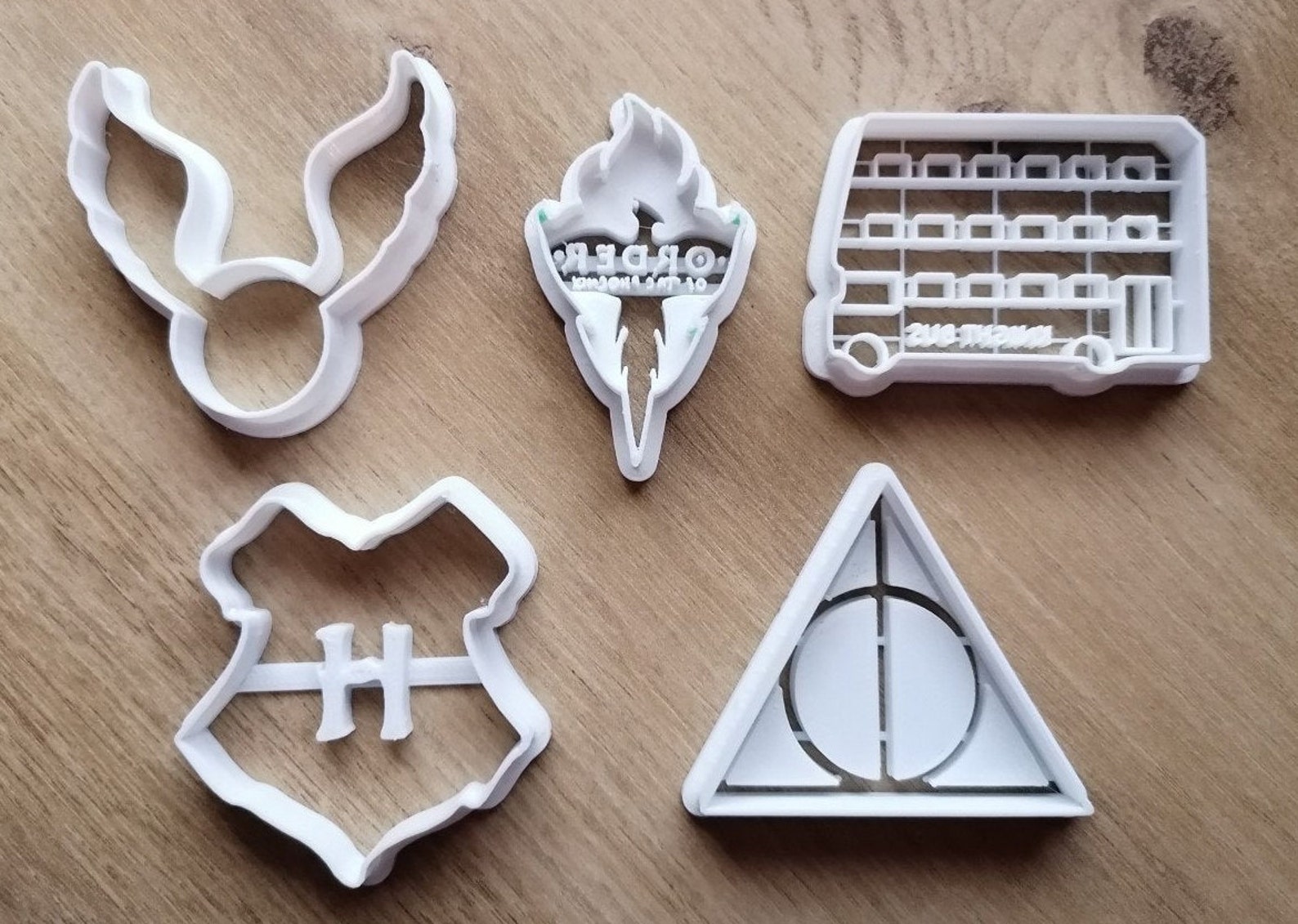 Harry potter cookie cutter set fondant icing biscuit Etsy