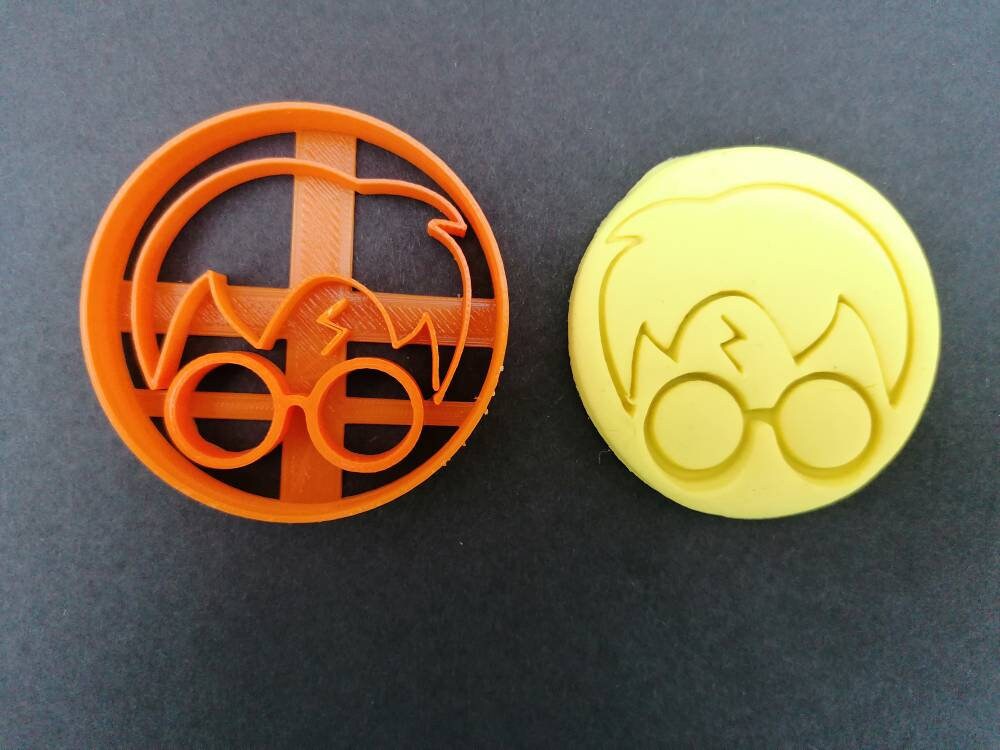 Harry potter cookie cutter Tie Platform Hat face Wizard Etsy