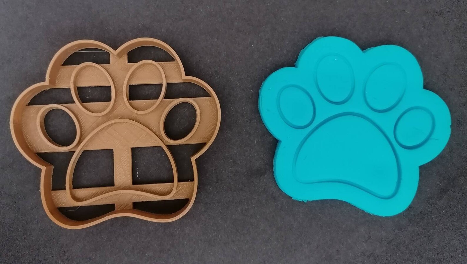 Paw and bone cookie cutter animal cutter biscuit cutter Etsy