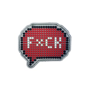 FxCK Novelty Hook and loop Patch from Custom Crowns™ Tactical Morale Paintball - PVC Rubber | Works with Our Baseball Caps!
