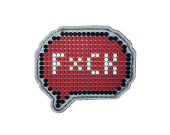 FxCK Novelty Hook and loop Patch from Custom Crowns™ Tactical Morale Paintball - PVC Rubber | Works with Our Baseball Caps!