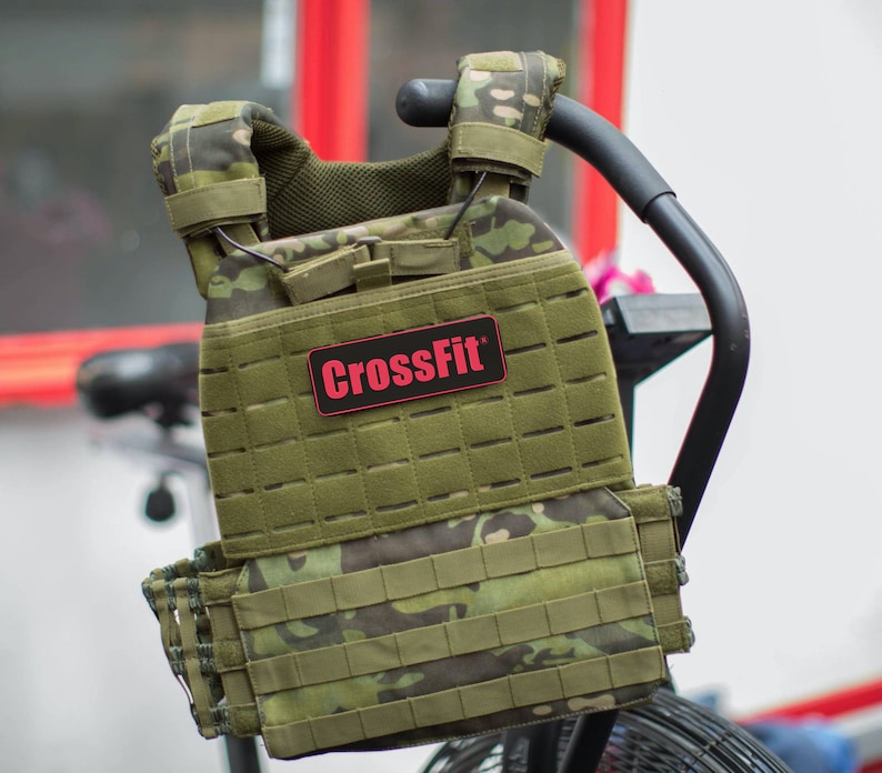 Crossfit Cross Fit Velcro Patch Morale Training Vest USA PVC Etsy