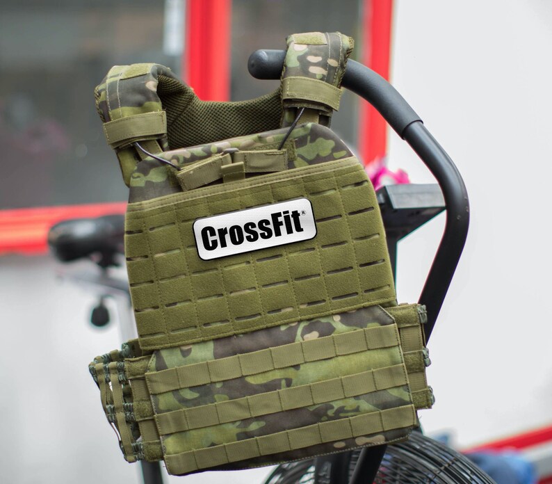 Crossfit Cross Fit Velcro Patch Morale Training Vest USA