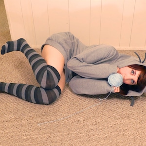 Pusheen Cosplay Print con hilo