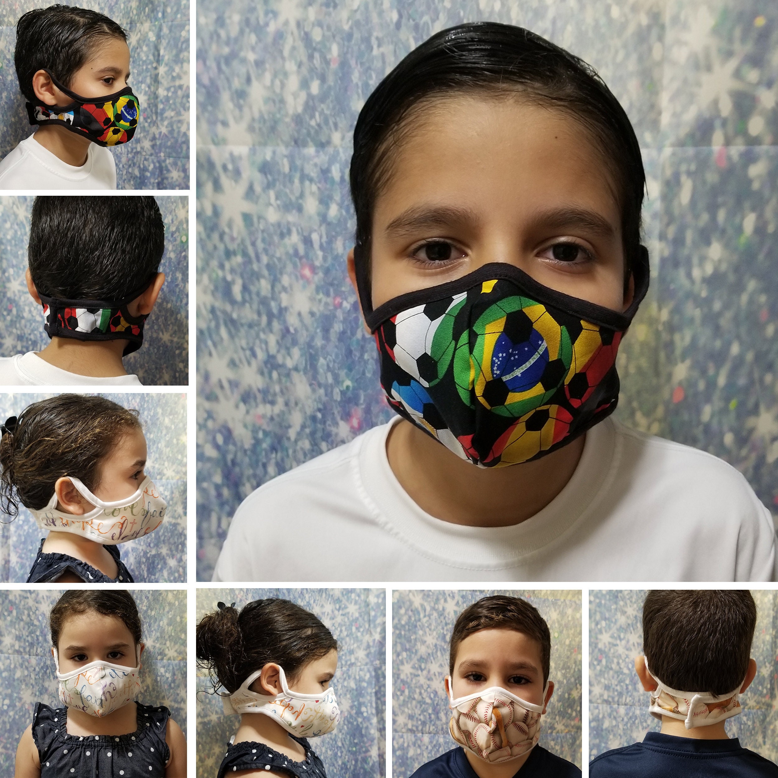 Kids neck gaiter face mask, Face Mask for Kids,  Face Mask, Face Mask…