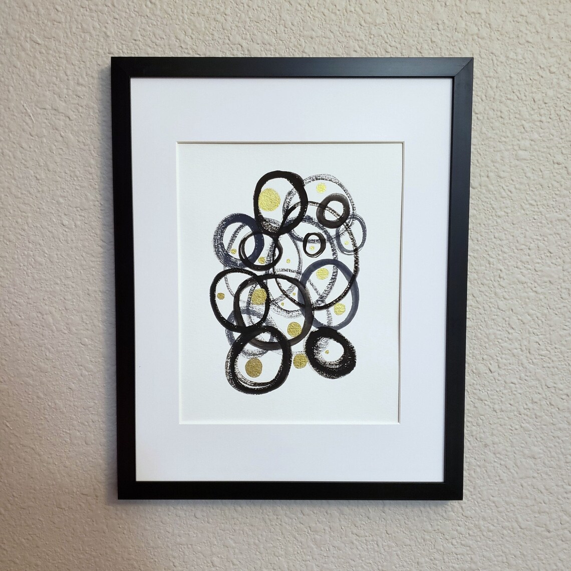 Framed Art Original Painting Hand Painted Art Wall Art Etsy