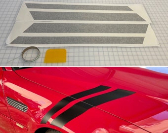 Fender Hash Marks Decal | Customizable with Knifeless Tape | 2" 3" and 4" widths | 8 Colors