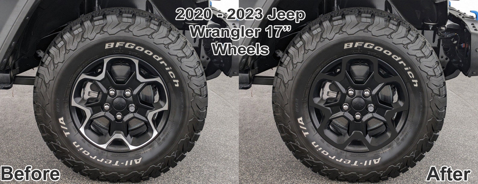 2020 2021 2022 Jeep Wrangler 4XE Wheel Decals