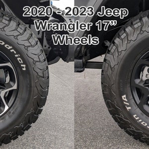 Vinyl Wheel Overlays for 2020-2023 Jeep Wrangler 4XE - 17&quot; wheels | 8 Colors