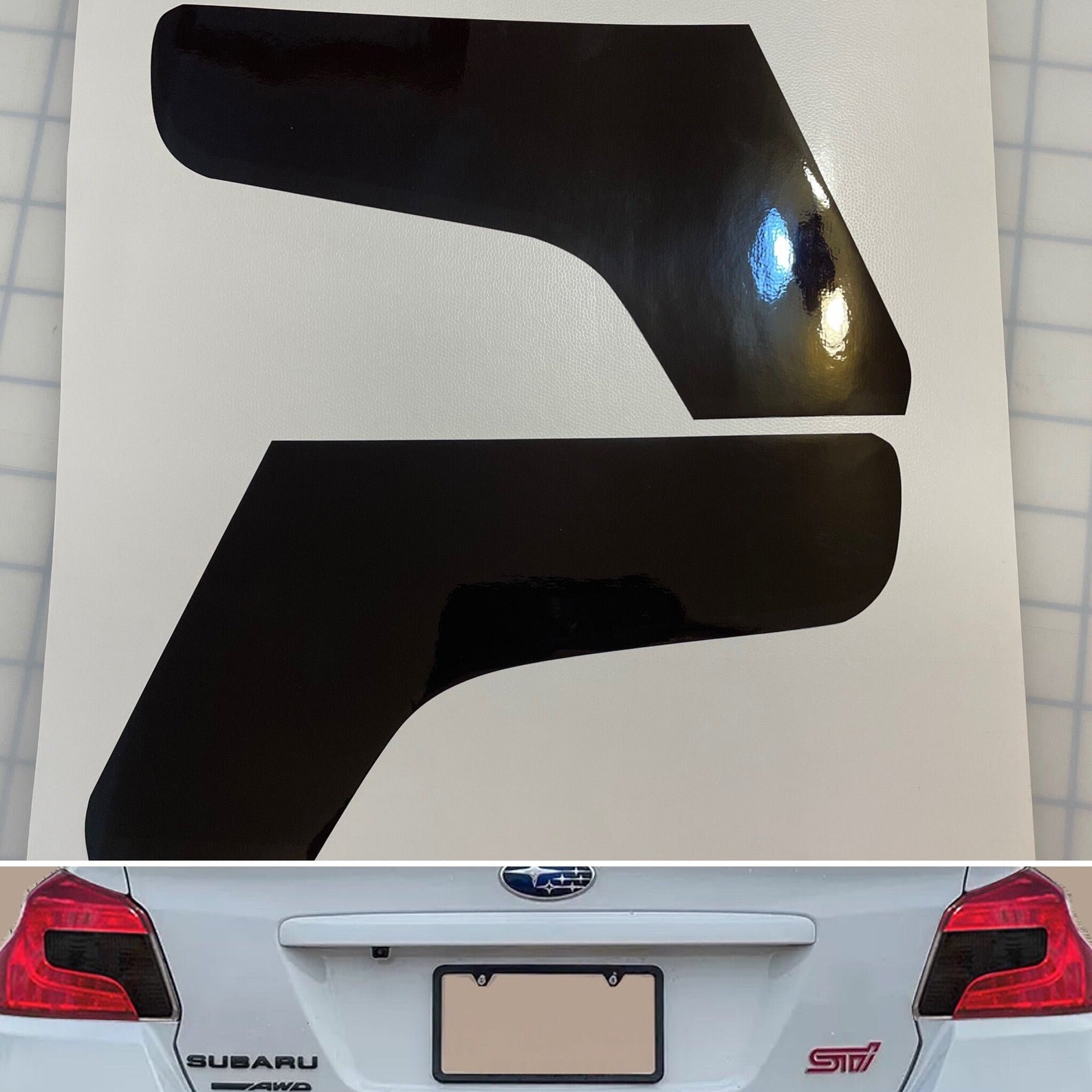 Tail Light Rear Tint Overlay for Subaru WRX 20152021 2 Etsy