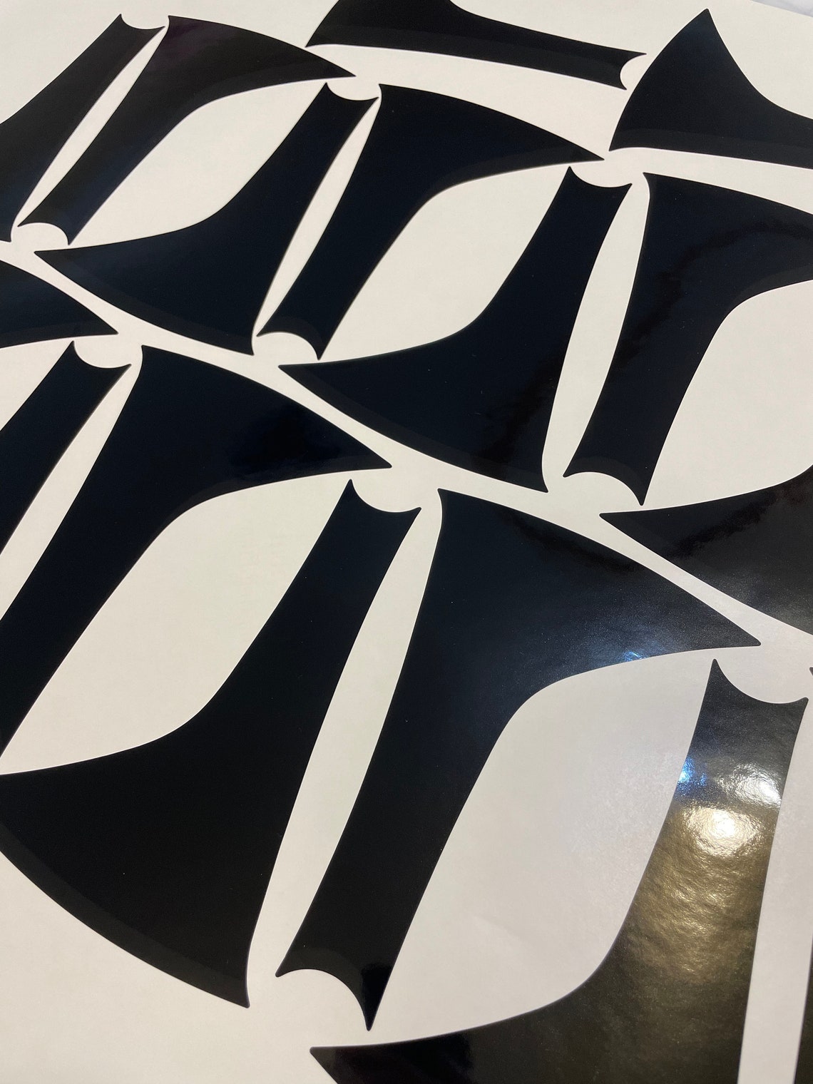 volkswagon mk7 austin 18" wheel decals overlays