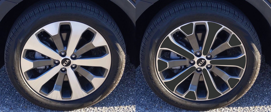 Vinyl Wheel Blackout Overlays for Kia Telluride 2020-2022