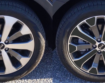 Vinyl Wheel Blackout Overlays for Kia Telluride 2020-2022 - 20&quot; Wheels WITH REVEAL | 8 Colors