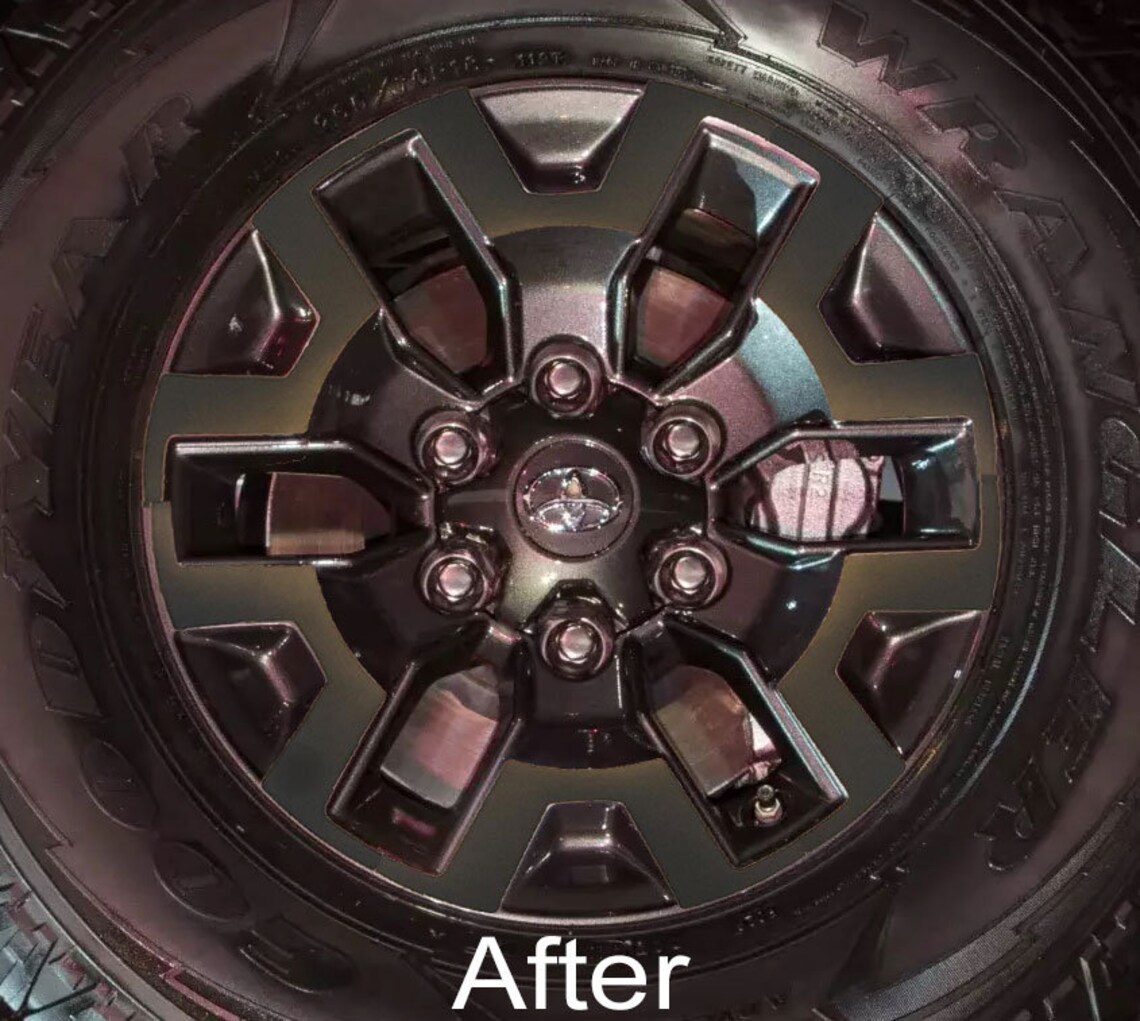 TRD Wheel Blackout Vinyl Decals Toyota TRD Off Road Wheel Etsy