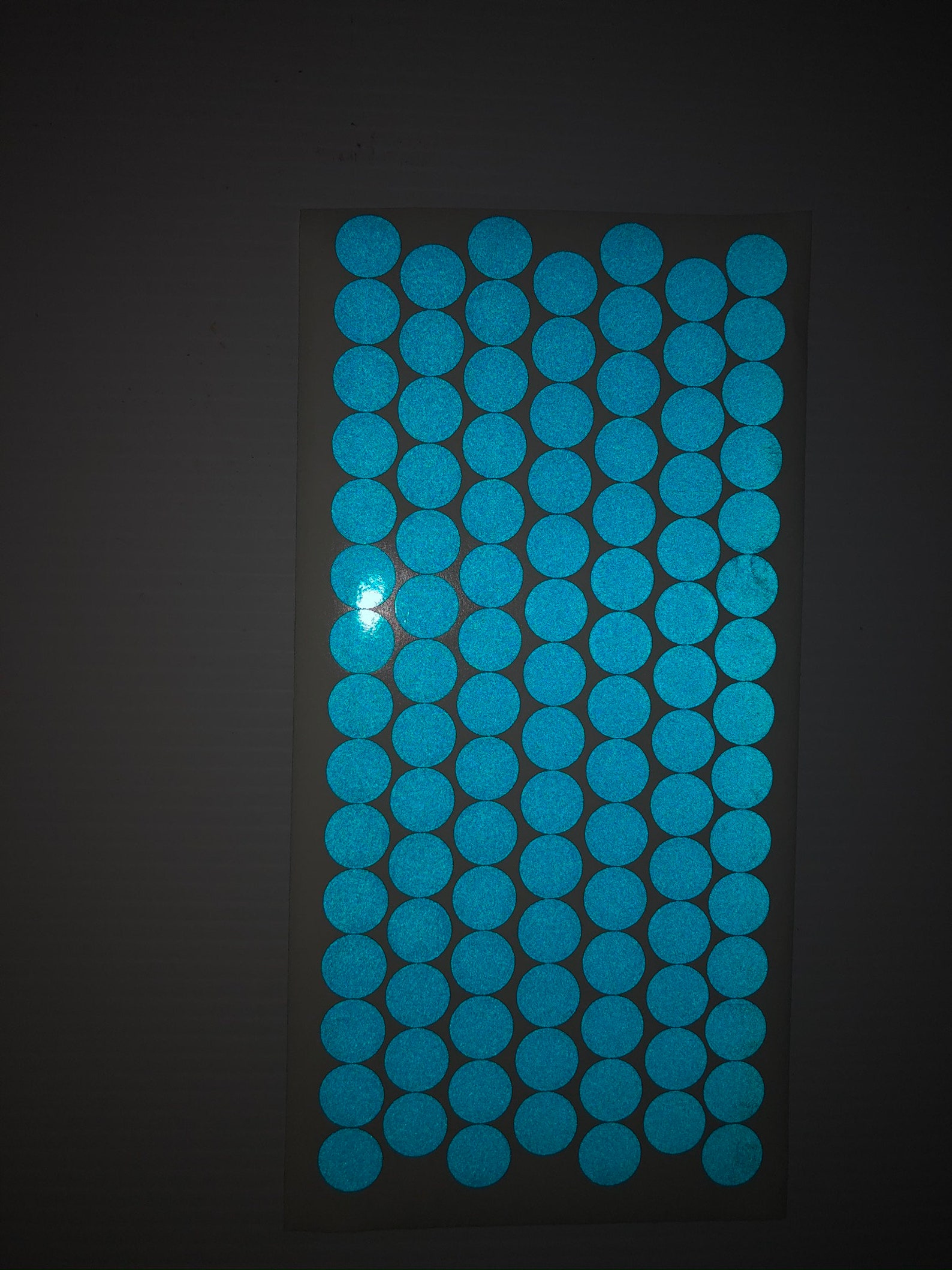 Reflective ELG Dots Sheet 3/4 inch Engineering Grade Black Etsy