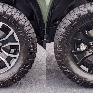 Wheel Blackout Vinyl Decals for Tacoma TRD Sport 2020-2022 17" Wheels | Gloss Black, Matte Black, White, Silver, Red, Pink, Yellow,Turquoise