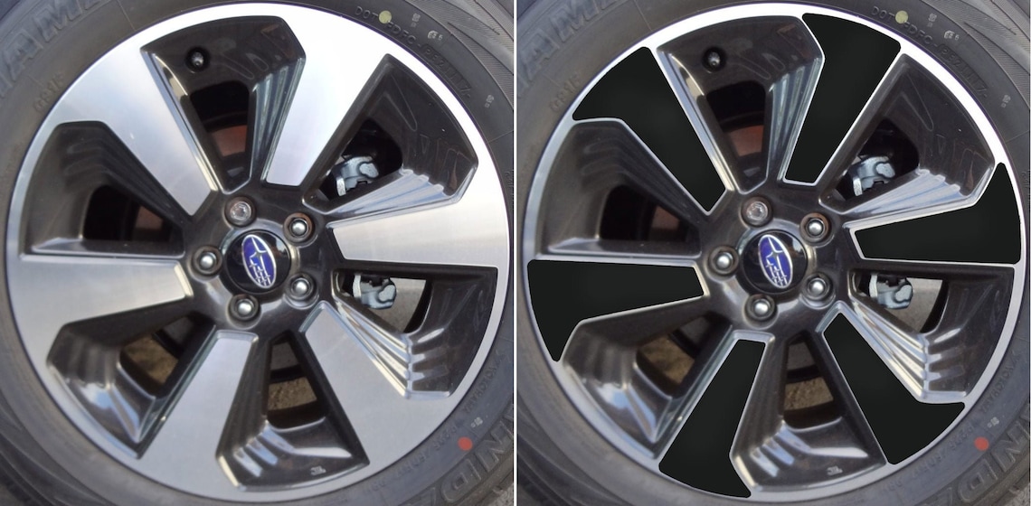 2017-2018 Subaru Forester Vinyl Wheel Blackout Decals