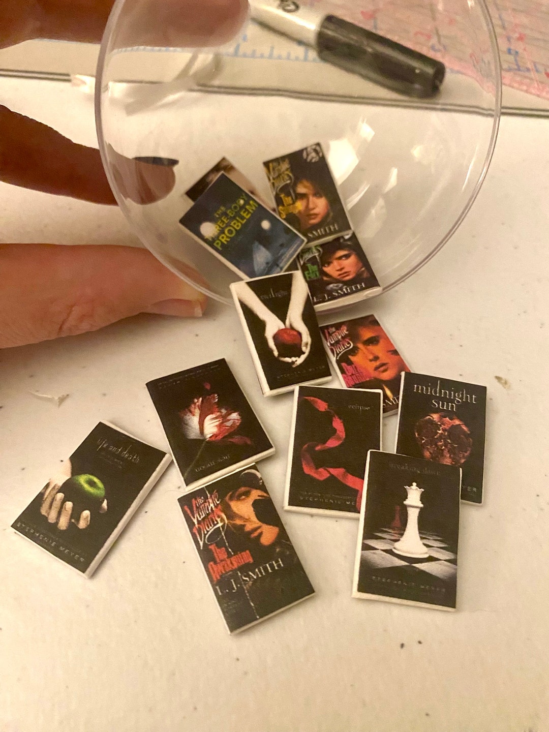 Custom Book Ornament Etsy