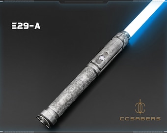 CCSabers Padawan-E29-A RGB/Neopixel Lightsaber - Brilliant Blade, Unyielding Durability, Solid Full Metal Hilt, and Loud SmoothSwing Sound!