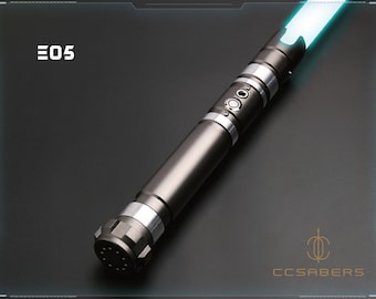 CCSabers Padawan-E05 RGB/Neopixel Lightsaber - Bright Blade, Unbreakable Durability, Solid Full Metal hilt, Resounding Smoothswing Sound!