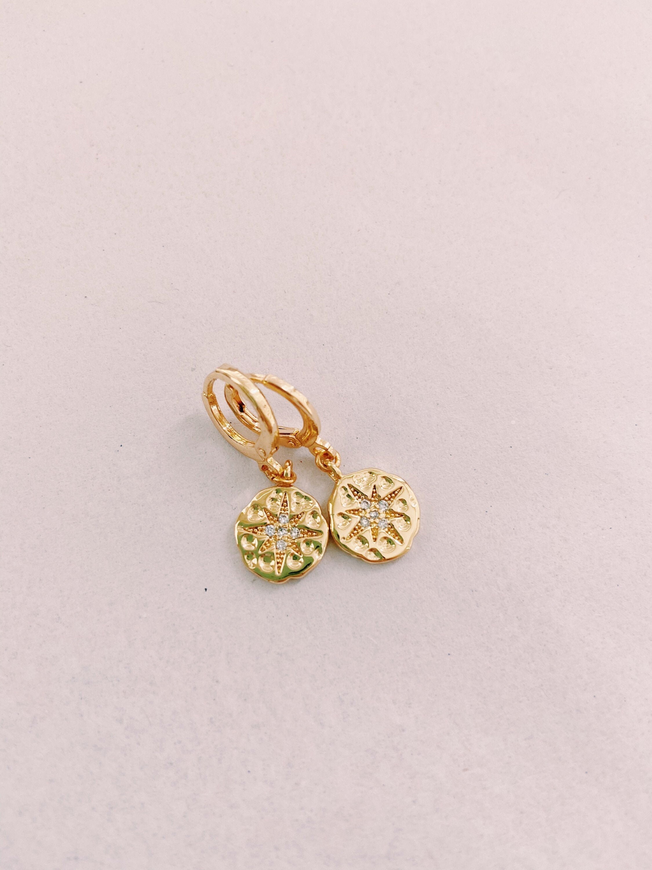 18kt gold KATIA diamond stud earring
