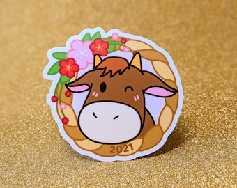 Lunar New Year 2021 Ox Sticker