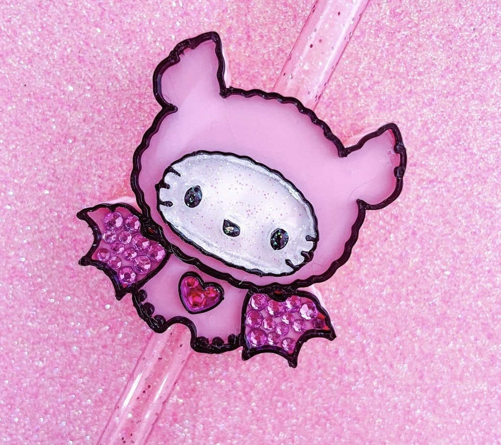 HK bat straw topper