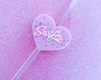 Swiftie straw topper