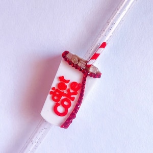 Soda straw topper