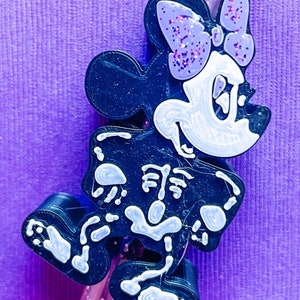 skeleton straw topper