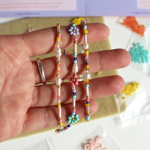 DIY Freshwater Pearl Beaded Bracelet Kit