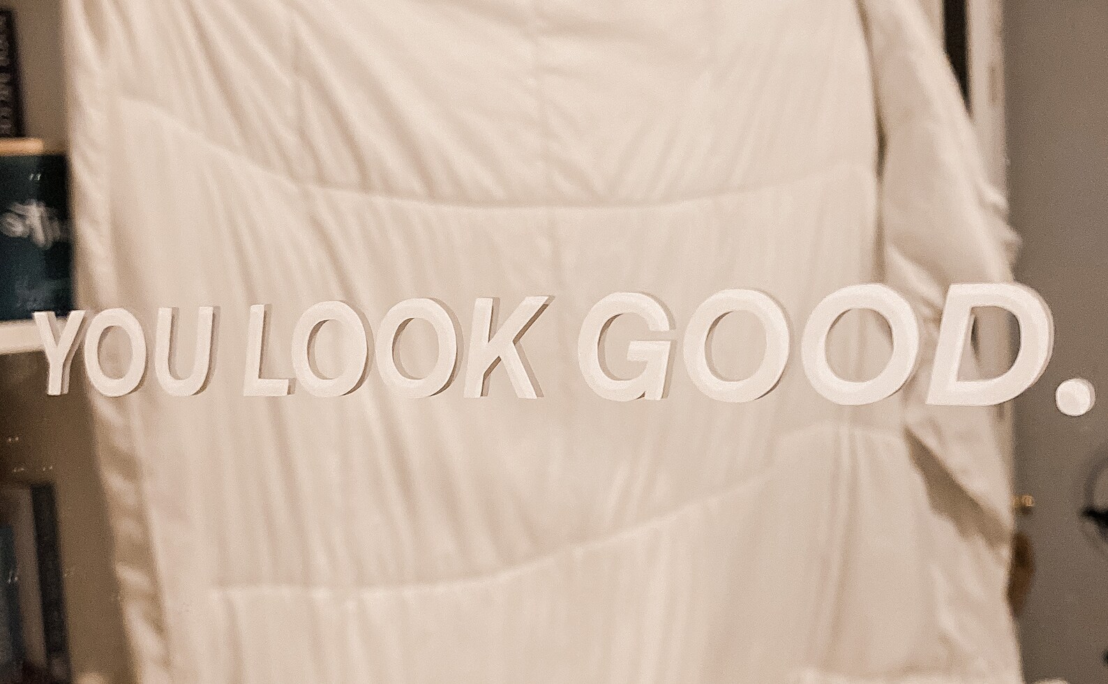 Glossier Inspired You Look Good. Mirror Decal Etsy